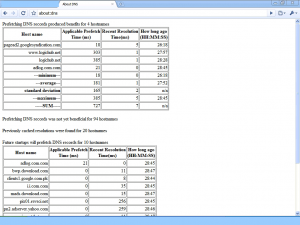 Google Chrome -about:dns dns 300x225 Hidden Configuration Pages of Chrome Google Browser